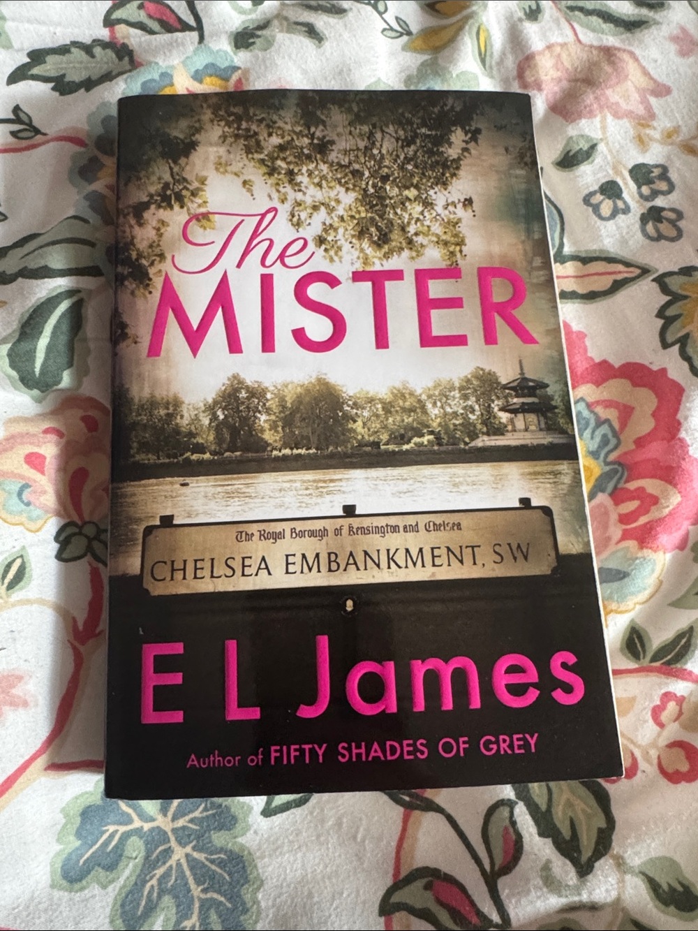 The Mister by E L James - Pink & Black Cover